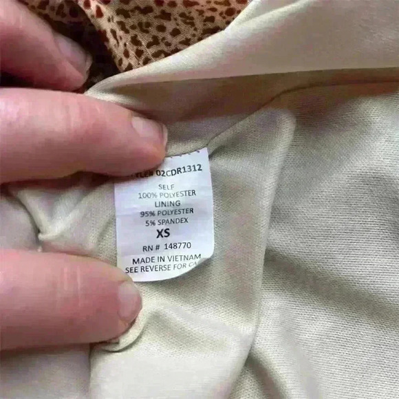 Summer! Sienna Sky Women's XS Black Spotted Midi Dress Puff Sleeve Square Neck - Picture 9 of 10